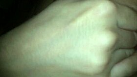 Sexy babe gets fingered and masturbates