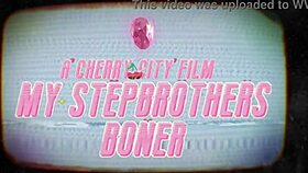 Jeyla Spice Sucks Step Brother's Massive Cock for Double Huge Facials