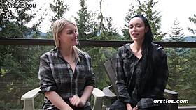 Alanna And Nicole Enjoy A Passionate Lesbian Weekend Getaway With Piercings And Orgasms