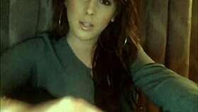 I feel beautiful teasing as a transsexual on cam