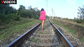 I-I masturbate in public, Olesya, with my redhead pussy tingling.