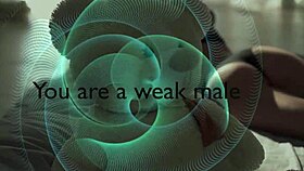 Guiding a male submissive through training sessions.