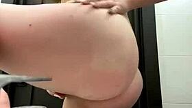 taking self video of masturbation in public washroom, showing my wet pussy