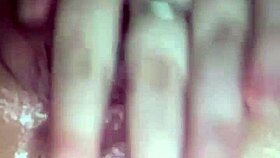 Close-Up View Of BBW's Shaved Pussy And Anal Fingering In Homemade Scene