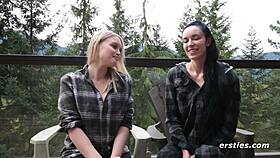 Alanna And Nicole Enjoy A Passionate Lesbian Weekend Getaway With Piercings And Orgasms