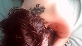 PAWG wakes up to juicy creampie after deepthroat night