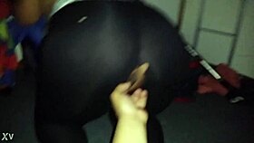 Intense ass shaking with loud moaning