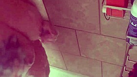 bbw danie showers her big tits