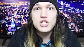 An emo guy with natural tits enjoys a meal with felipe neto in ultra hd 4k real life vision