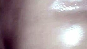 Creamy backshots explode on ebony slut!