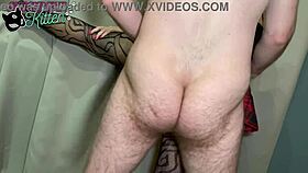 Standing doggystyle hard amateur sex with cumshot!