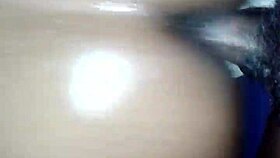 Creamy backshots explode on ebony slut!