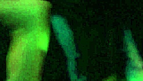 Halloween 2009 Sexy Nude Girl Teases with Hairy Boobs in Spooky Setting