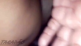 watch her take it deep in that hairy pussy