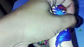 mexican amateurs play with toys in casual session