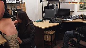 Couple Bitches Attempt Theft, Get Slammed with Blowjob POV