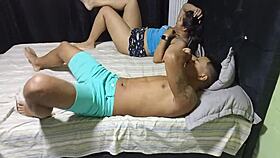 she heats up and moves it like a goddess, sucking that monster cock deep and rough