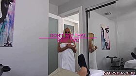 Step Brother Fucks Small Sexy Blonde Teen In Ass