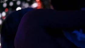 Halloween 2009 Sexy Nude Girl Teases with Hairy Boobs in Spooky Setting