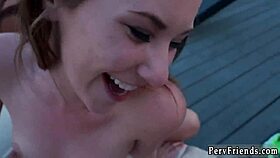 blonde cheats with husband's friend during phone sex