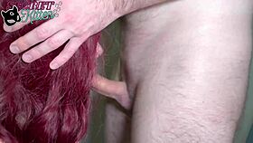 Standing doggystyle hard amateur sex with cumshot!