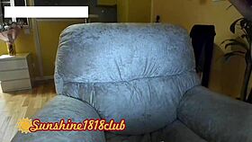 Angela's big saggy tits webcam show recorded on january 13th