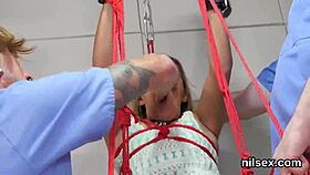 Spicy sweetie got brought into anal asylum for awkward therapy, huh?