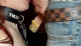 desire578 gets her face fucked hard, deepthroat blowjob, then bukkake with two cumshots on her whore face.