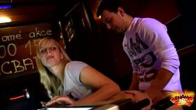 I watch Agata's public anal sex in the video game room as a teen 18+