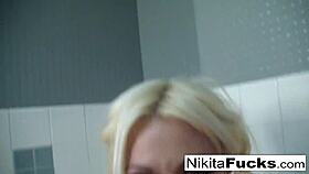 nikita von james explores her desires in a private home video