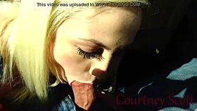 Bratty Teen 18+ Step Sister Punished, Forced to Suck Stepbrother's Hard Cock in Garage