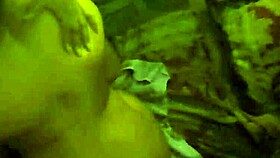 Retro milf bends over for doggystyle