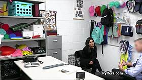 Tattooed Latina Gets Pounded in Hidden Office Encounter