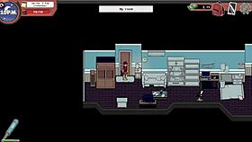 linda gets fingered in public during spooky hentai game