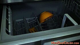 blonde teen hints at riding stepdad