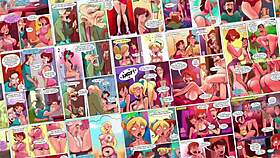 Girls getting a suntan in naughty home animation hentai