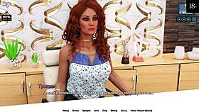 Pieni punapäinen teinihoitaja viettelee potilaan tiukoissa alusvaatteissa hauskanpitoa varten