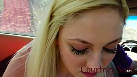 مراهقة وقحة 18+ أخت زوجية تعاقب، مجبرة تمص زب أخ زوجي في الكراج