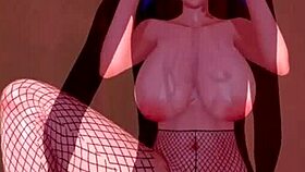 i love that 3d hentai maid with big tits squirtin' in fishnets