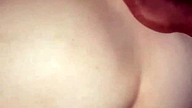 fucking my girls wet pink pussy in doggystyle creampie