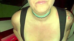 getting sloppy deepthroating bbc in public park