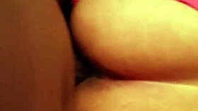 Mature milf rides big black cock roughly.