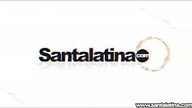 Security cam catches Latina in shower solo fun 😏