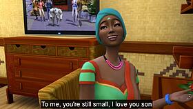 Indian Mom and Son Share Steamy Bed in Hotel Room