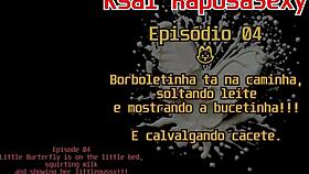 Ksal Raposasexy Borboletinha Squirting Milk on Cam