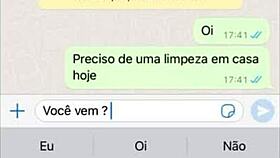 I hired this maid and her delicious ass in shorts got me excited