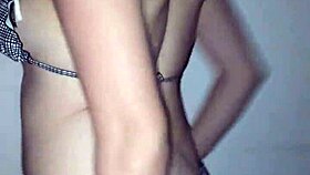 Girlfriend Strips For Lesbian Amateur Fun In Homemade Scene