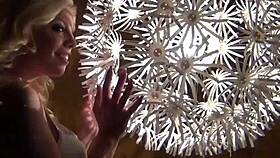 blonde babe britney amber behind the scenes