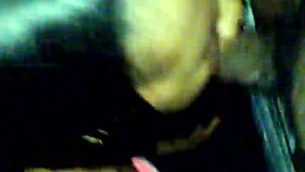 Ebony delivers deepthroat on monster cock