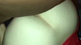 fucking my girls wet pink pussy in doggystyle creampie